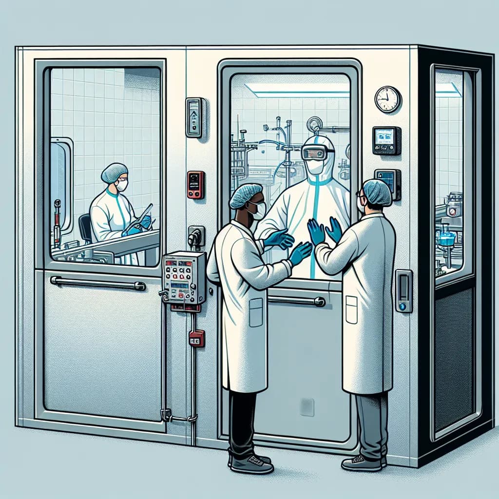 Jak efektywnie korzystać z okna podawczego w clean roomie