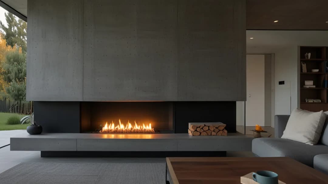 Płyty betonowe na kominek: Jak dobrać odpowiednie do stylu i funkcji?